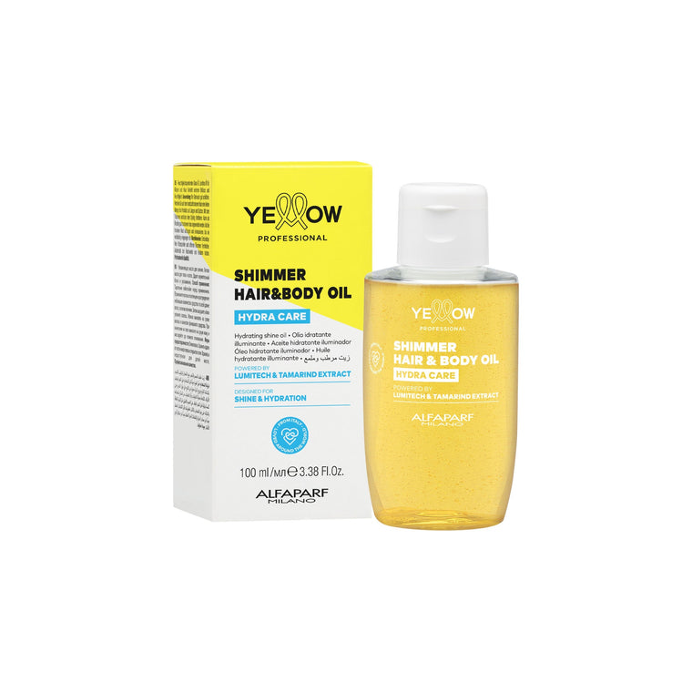 Yellow Hydra Shimmer Hair & Body Oil