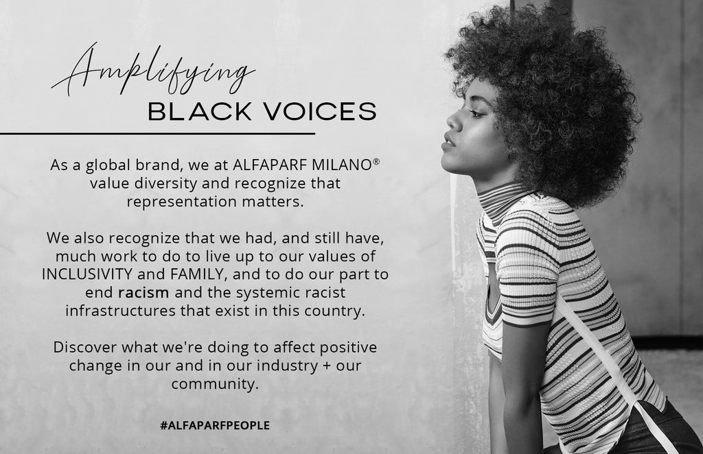 Alfaparf Group's Stand on the #blacklives matter movement.