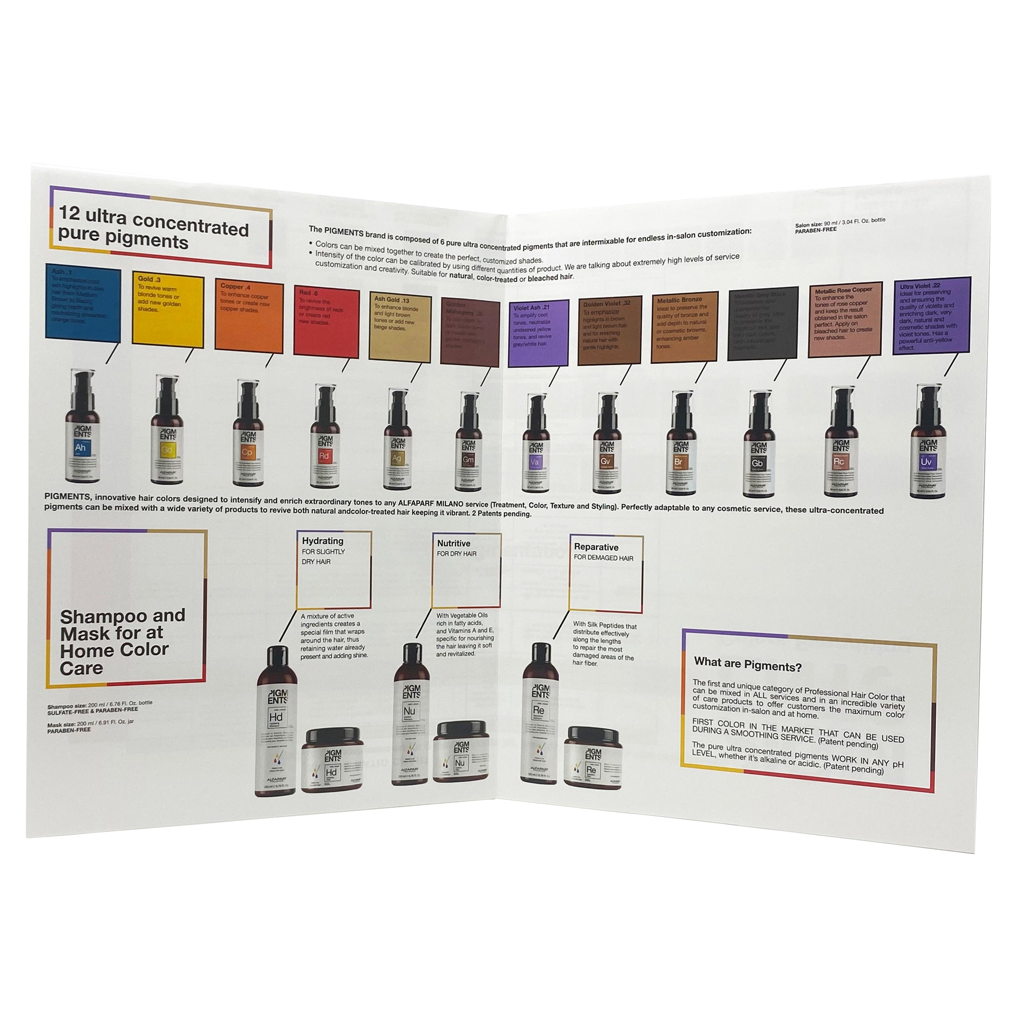 Pigments Technical Wall Chart | Alfaparfusapro